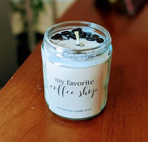 Coffee Candle Coffee Decor Coffee Lover Gift Soy Coffee - Etsy