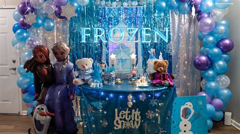 Frozen Birthday Party Prep Diy Decorations Sowji S Kitchen You