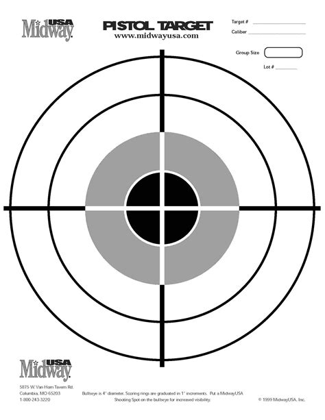 Fun Printable Shooting Targets