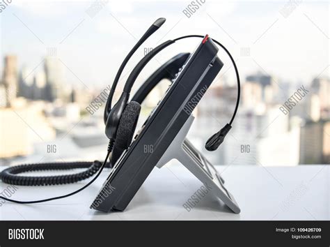 Headset IP Phone Image & Photo (Free Trial) | Bigstock