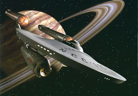 USS Enterprise Spaceship Star Trek Space Star Trek TOS Wallpaper ...