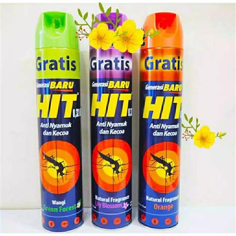 Jual HIT AEROSOL 600 ML / HIT OBAT NYAMUK SEMPROT / ANTI NYAMUK KECOA ...