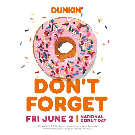 Dunkin' National Donut Day 2023 - FREE Donut | Dunkin' | Dunkin'