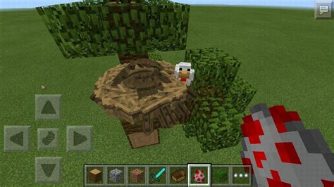 Chiken(bird) build a nest. | Minecraft Amino