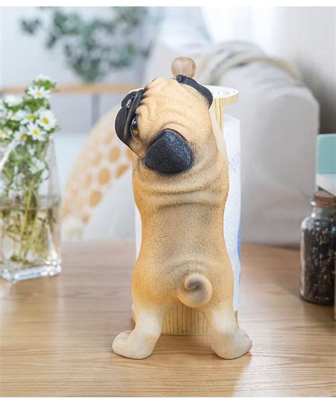 Pug Tissue Holder Kitchen - PLAURAS