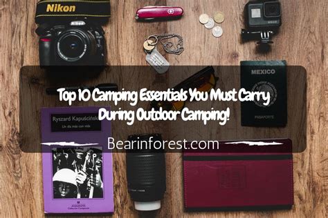 Top 10 Camping Essentials You Must Carry During Outdoor Camping