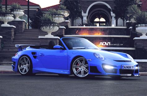 Baby Blue Convertible Porsche 911 Gets Exterior Goodies — CARiD.com Gallery