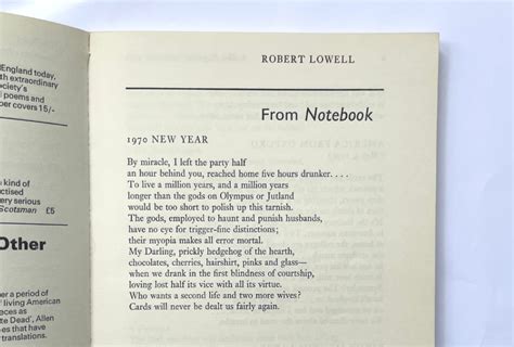 Archive | From Notebook by Robert Lowell - The London Magazine