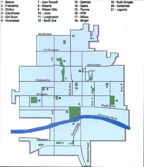 Parks Map | Dodge City, KS - Official Website