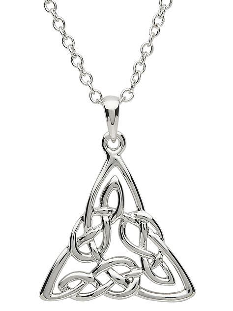 Shanore - Shanore Irish Jewelry Women's Platinum Plated Trinity Knot ...