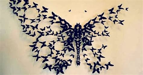 How To Make Paper Butterfly Wall Art