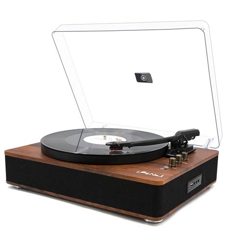 LP&NO.1 Record Player Bluetooth Turntable with Built-in Speakers and ...