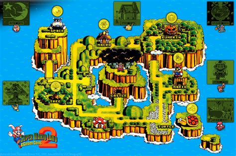 Super Mario Land 2 | World Map by VGCartography on DeviantArt