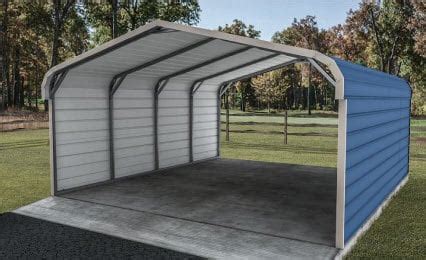 18x20x6 Regular Roof Carport | Metalcarports.com