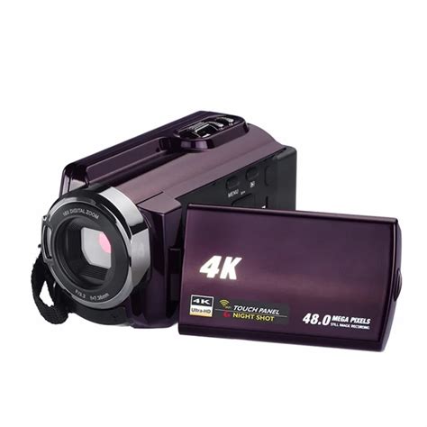 4K Camcorder Video Camera Camcorders 48.0MP 60 FPS Ultra HD Digital ...