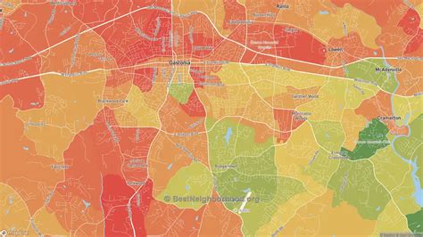 The Best Neighborhoods in Gastonia, NC by Home Value | BestNeighborhood.org