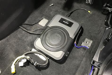 Alpine Underseat Subwoofer Jeep Wrangler