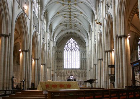 York Minster interior stock image. Image of monument, europe - 243591