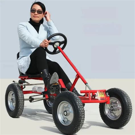 16inch wheel adult go karts, hand brake adult karts, can load 100KG -in ...