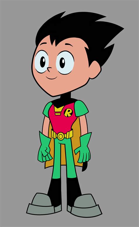 Robin w/ No Mask (Teen Titans Go!) by MarioKero345 on DeviantArt