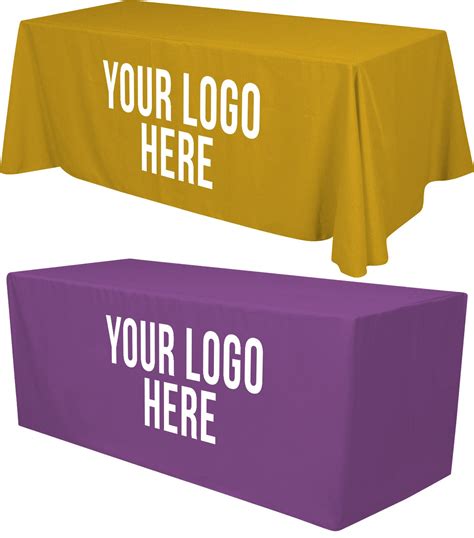 Logo Tablecloths Custom Printed | Table Covers Depot