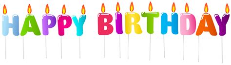 Happy Birthday Candles PNG Clip Art Image | Gallery Yopriceville - High ...