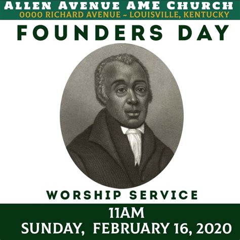 AME Church Founders Day Template | PosterMyWall