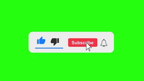 Animated Youtube Subscribe Button Green Screen Youtube Button Subscribe ...