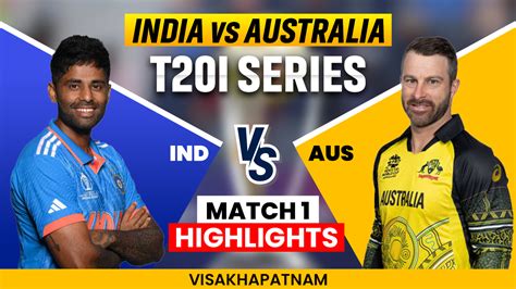 IND vs AUS, 1st T20I: India vs Australia Live Score, streaming and ...