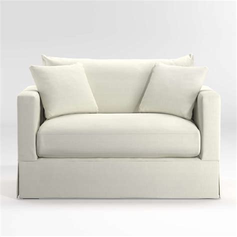 Slipcover Only for Willow Modern Slipcovered Twin Sleeper Sofa ...