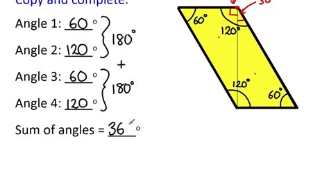 Quadrilateral Sum Of Angles