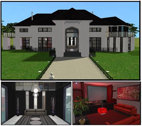 Mod The Sims - Modern Mansion - Build Mode CC only