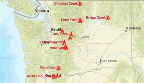 Seattle Wildfires Map