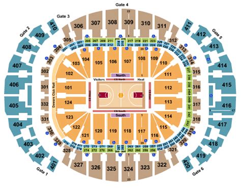 Miami-Dade Arena Seating Chart + Rows, Seats and Club Seats