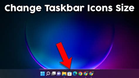 How To Change Size of Taskbar Icons in Windows 11 - YouTube