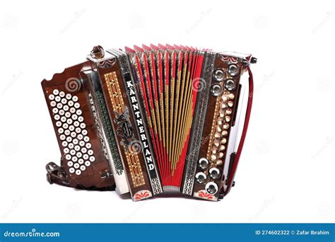 Five Row Button Accordion stock photo. Image of accordion - 274602322