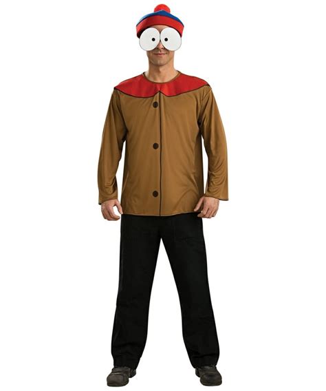 Adult South Park Stan Funny Costume - Men Costumes