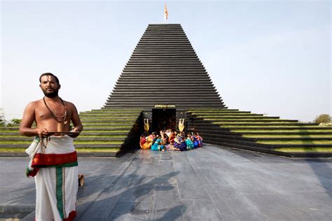 Stepped temple in Andhra Pradesh by Sameep Padora & Associates is a ...