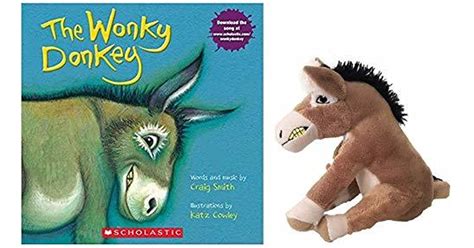 Wonky Donkey Plush 7" (sml) Book Set by Craig Smith