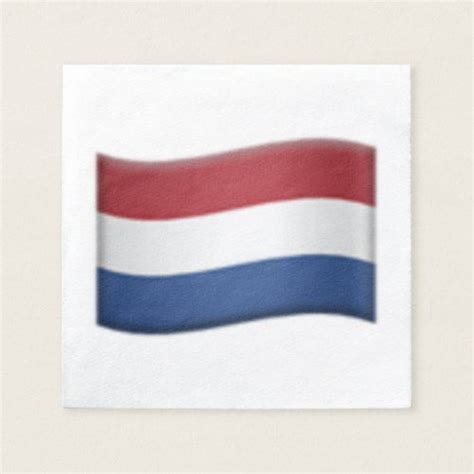 Dutch flag - Emoji Napkin | Personalized emoji, Flag emoji, Dutch flag