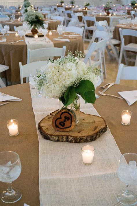 Rustic Simple Wedding Reception Table Decorations Ideas