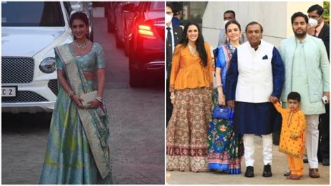 Radhika Service provider and Shloka Ambani stun in royal ethnic attires ...