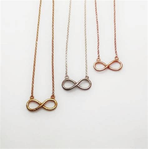 Infinity Necklace Infinity Symbol Forever Eternity Figure - Etsy