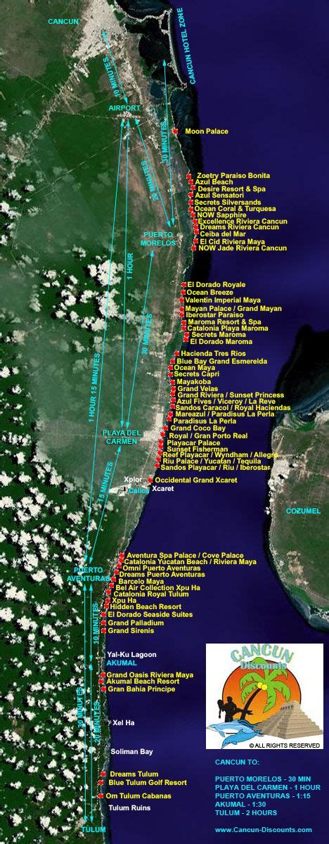 Cancun Mexico Map Area Resorts - Get Latest Map Update