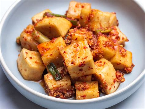 Korean White Radish Kimchi Recipe | Besto Blog