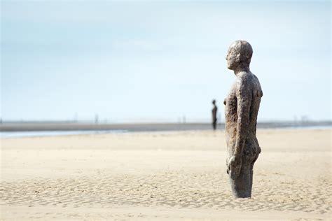 Free Stock photo of Cast iron statue facing to sea - Another Place ...