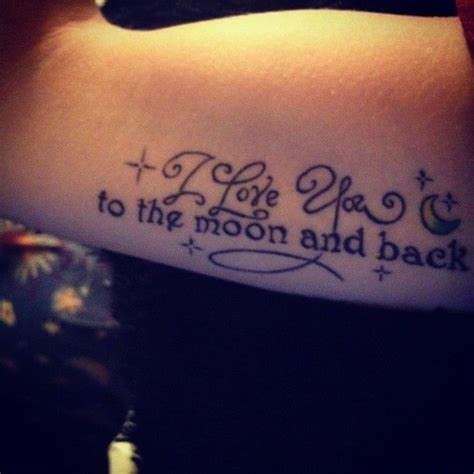 I Love You To The Moon And Back Tattoo Designs ~ Tattoos Moon Tattoo ...