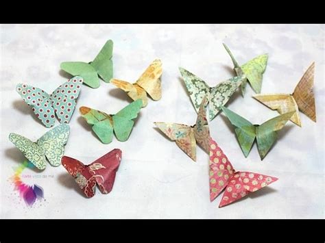 Farfalle Origami Tutorial-Origami Butterfly-DIY-Farfalle di carta Fai da te