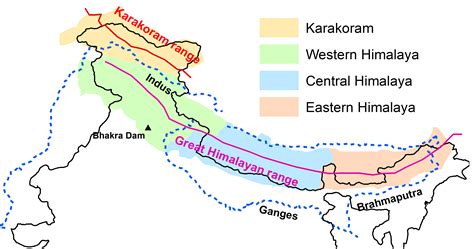 Map Of The Himalayas - Vinni Jessalin