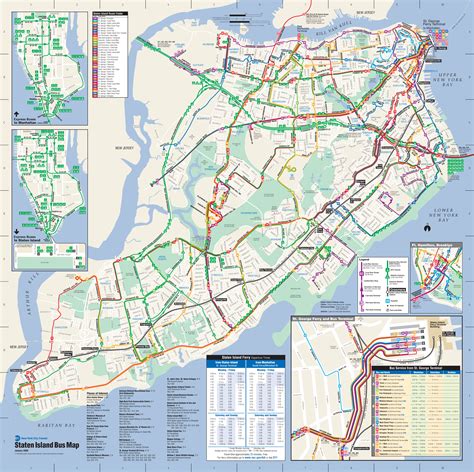 Staten Island Bus Map • Mapsof.net